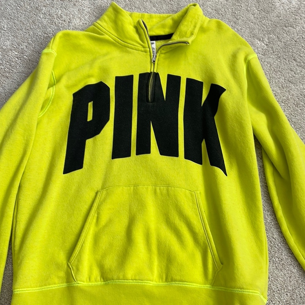 Pink half zip